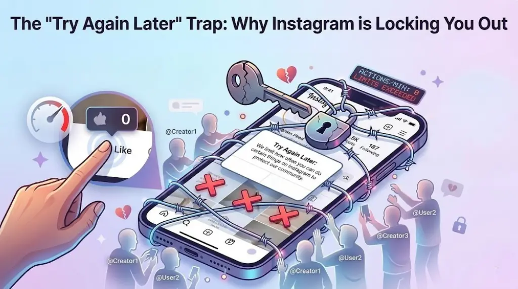 The "Try Again Later" Trap: Why Instagram is Locking You Out of Your Own Account