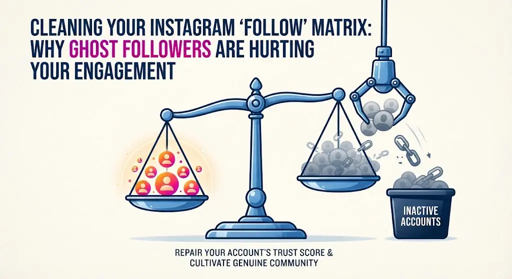Cleaning Your Instagram "Follow" Matrix: Why Ghost Followers Are Hurting Your Engagement