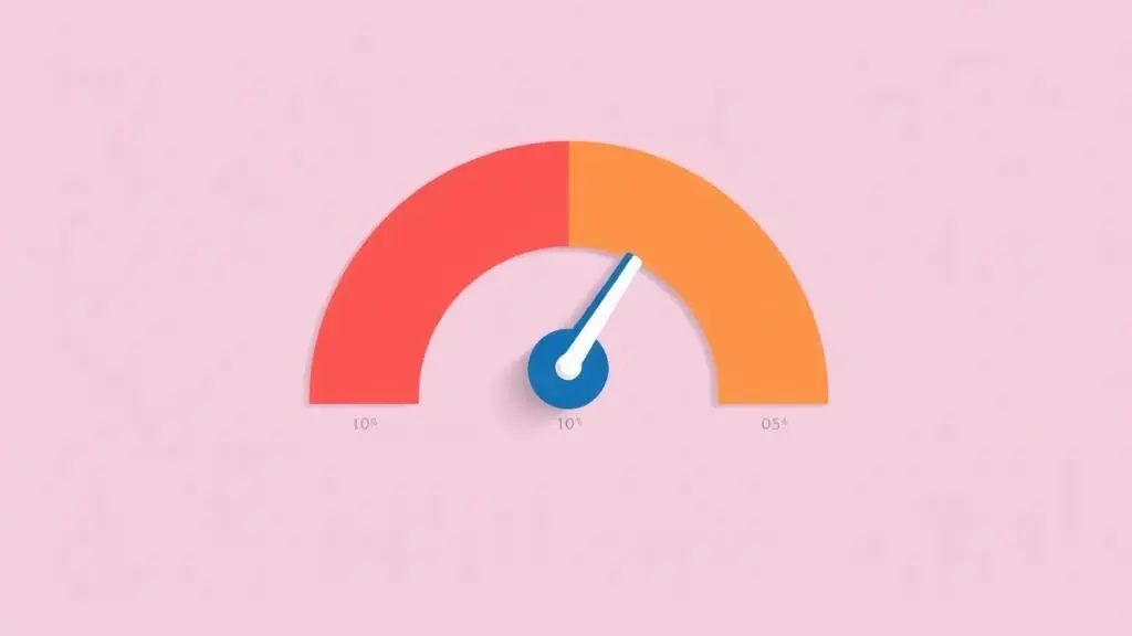 Illustration of a gauge meter displaying Instagram action limits and threshold levels to avoid account blocks.