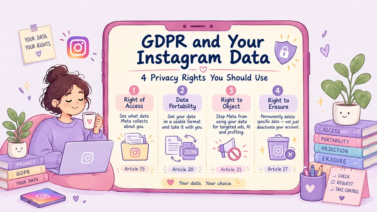 GDPR and Your Instagram Data: 4 Privacy Rights You Should Use
