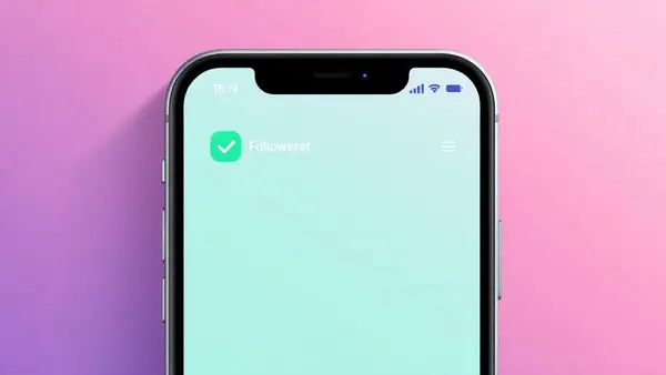 Smartphone showing safe Instagram unfollower checker app